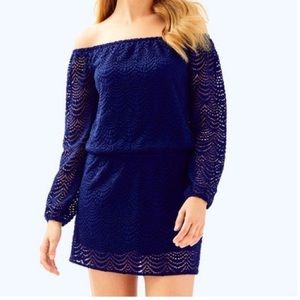 Lilly Pulitzer Navy Lana Skort Romper